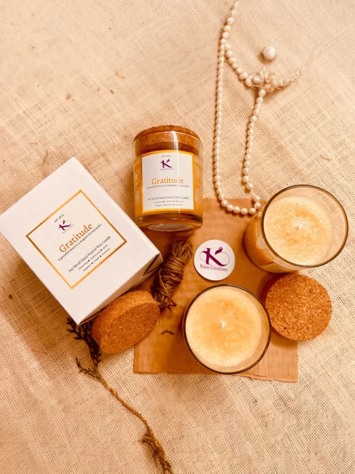 Gratitude Intention Healing Soy Candle_kanacreations