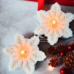 Sparkling Snowflake soy candle_kanacreations