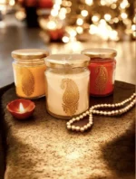 Gift Box of Paisley Soy Candles_kanacreations