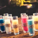 Long Glass jute Soy candle_kanacreations