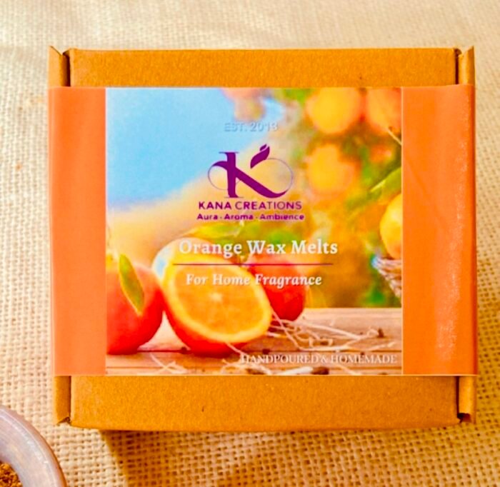 Orange Wax Melts_home fragrance_kanacreations