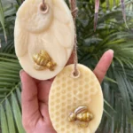 honey bee mogra soy wax sachet_kanacreations