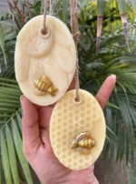 honey bee mogra soy wax sachet_kanacreations