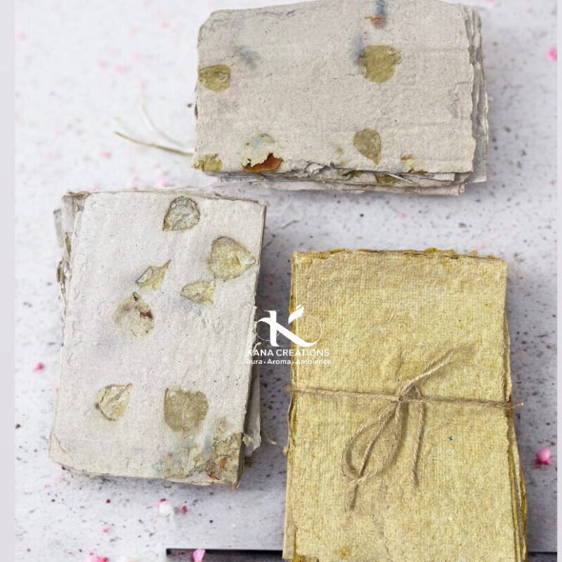 recycled handmade scented paper