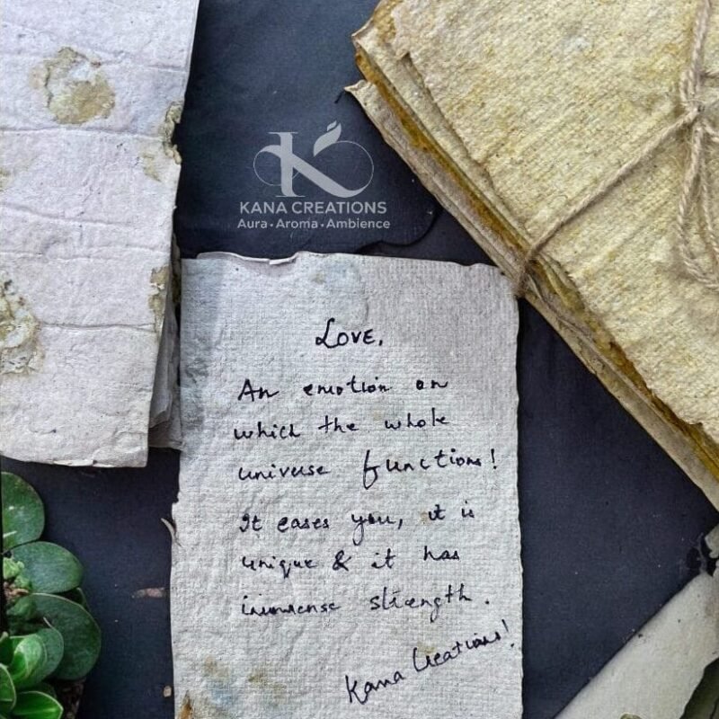 recycled handmade scented paper_kanacreations