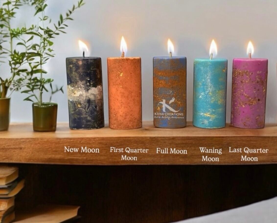 Moon phase healing candles_kanacreations_blog