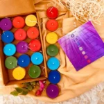 Chakra healing Soy tlight candles_kanacreations