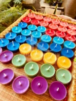 Chakra healing Soy tlight candles_kanacreations