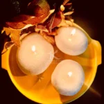 Nature on platter soy candles_kanacreations