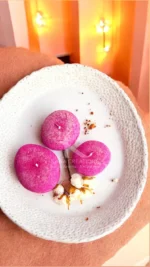 Nature on platter soy candles_kanacreations