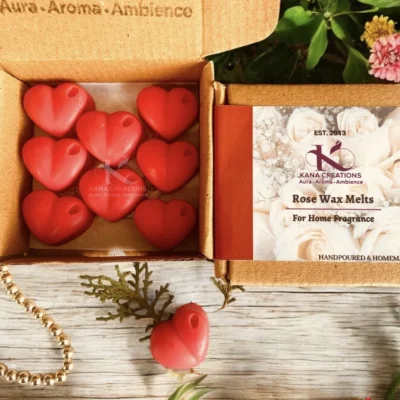 Rose soy wax melt_kanacreations