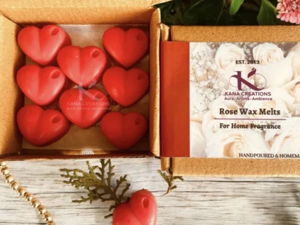 Rose soy wax melt_kanacreations