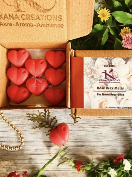 Rose soy wax melt_kanacreations