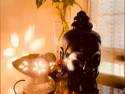 Shankh electric ceramic diffuser_kanacreations