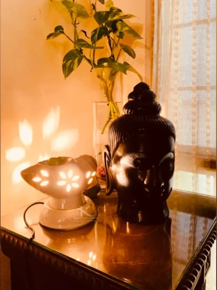 Shankh electric ceramic diffuser_kanacreations