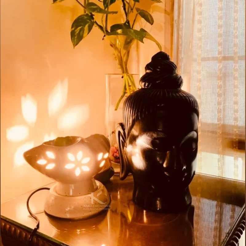 Shankh electric ceramic diffuser_kanacreations