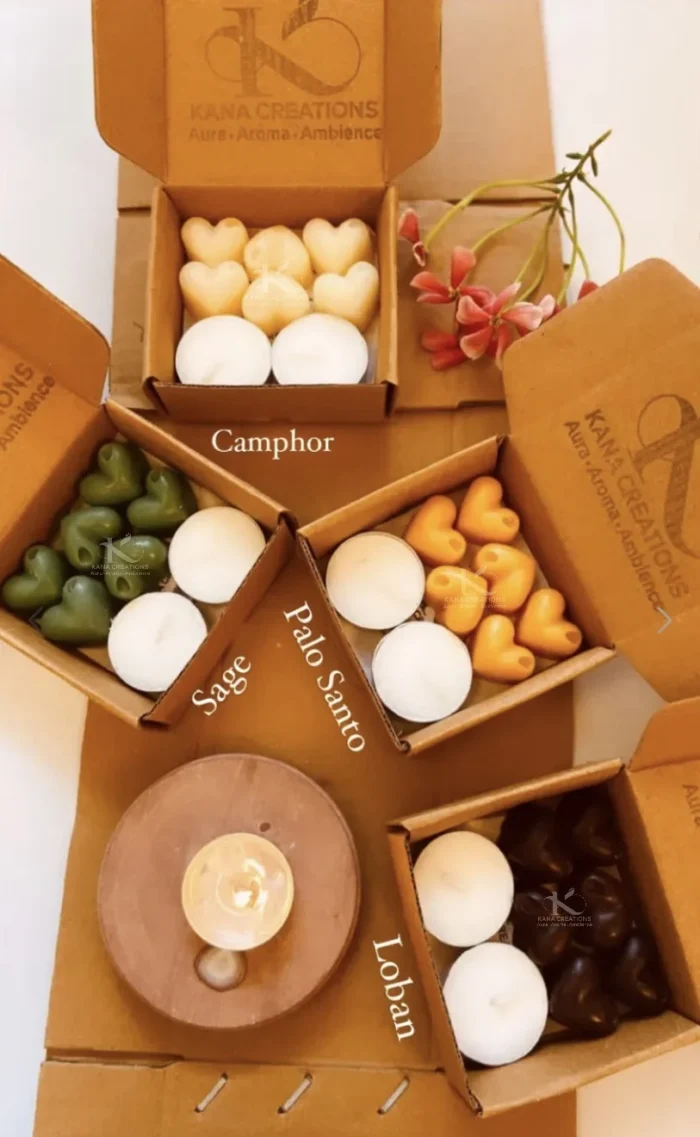 self healing aromas soy wax melts combo box_kanacreations