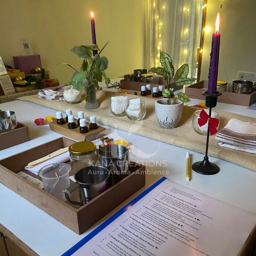 hands-on offline Candle making workshop