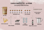 DIY Creative candle making kit Kana Creations