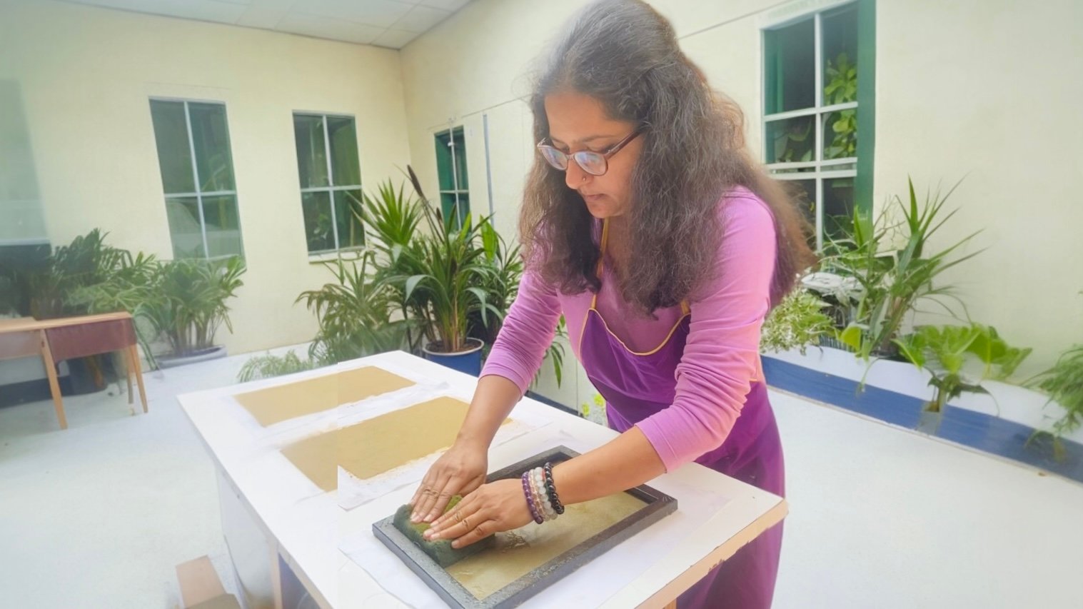 recycled scented handmade paper WORKSHOP