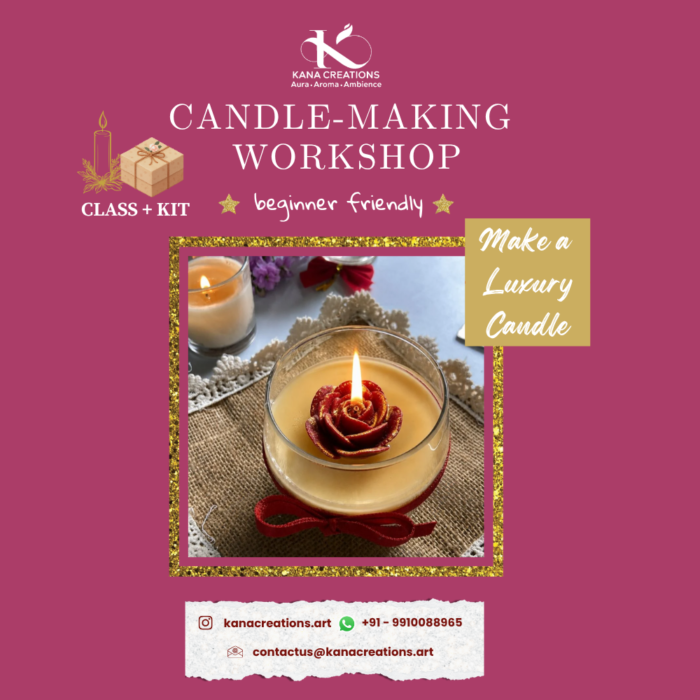 Live candle making workshop in India