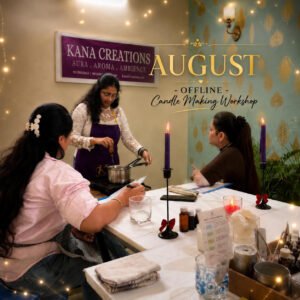 Candle Making Workshop aug 2026 kana creations 1