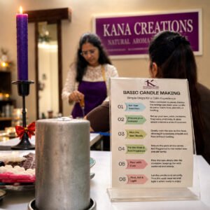 Candle Making Workshop aug 2026 kana creations 5