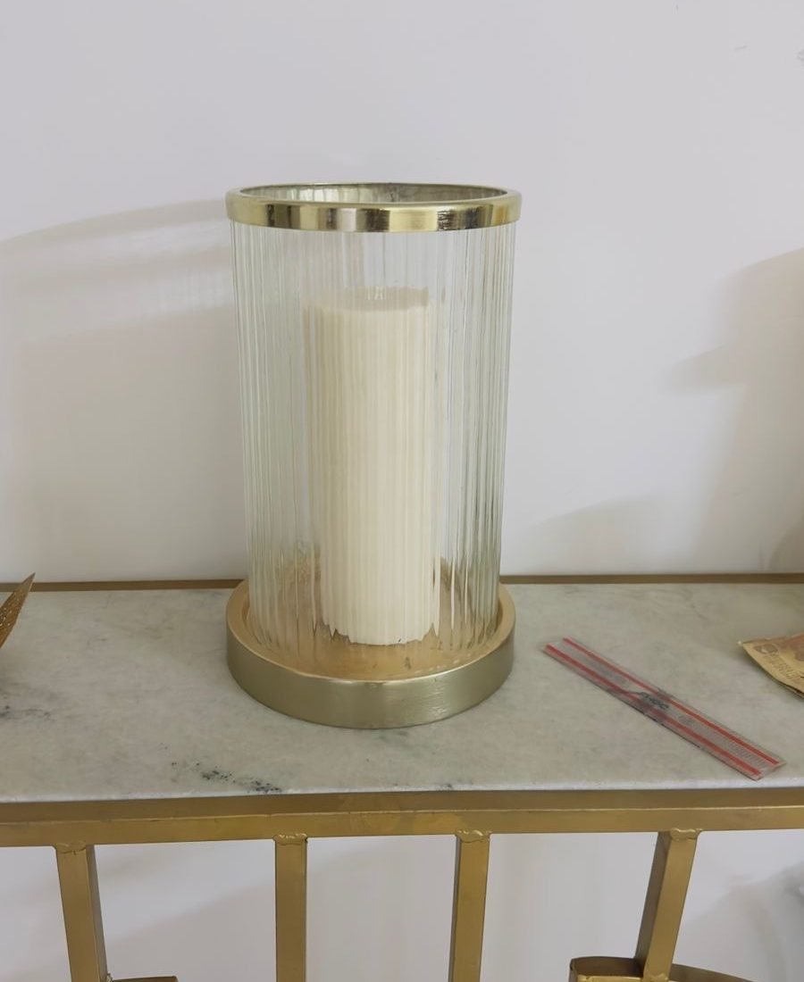 White Pillar candle