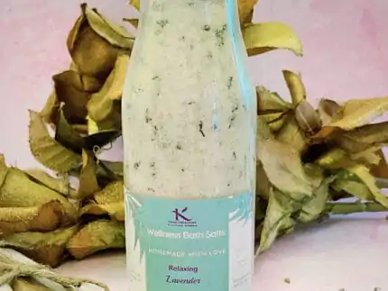 Lavender Bath salts gift box_kanacreations