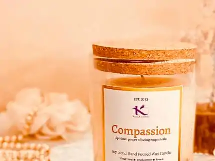Compassion Intention Healing Soy candle_Kanacreations