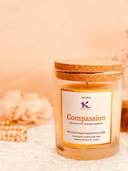 Compassion Intention Healing Soy candle_Kanacreations