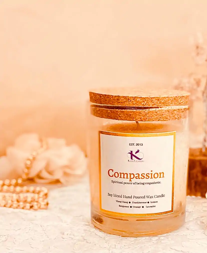 Compassion Intention Healing Soy candle_Kanacreations