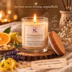 Compassion Intention Healing candle Kana Creations.
