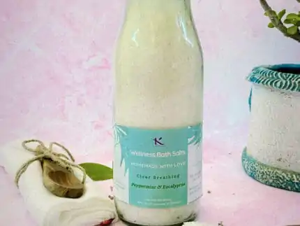 Peppermint & Eucalyptus epsom Bath Salts_kanacreations