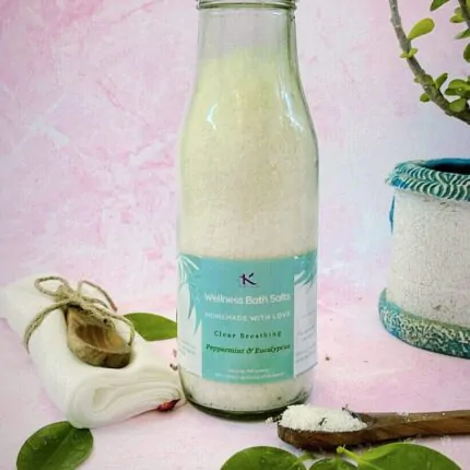 Peppermint & Eucalyptus epsom Bath Salts_kanacreations
