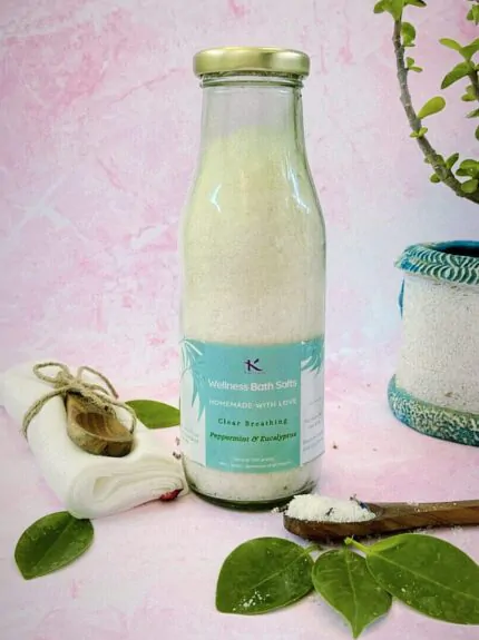 Peppermint & Eucalyptus epsom Bath Salts_kanacreations
