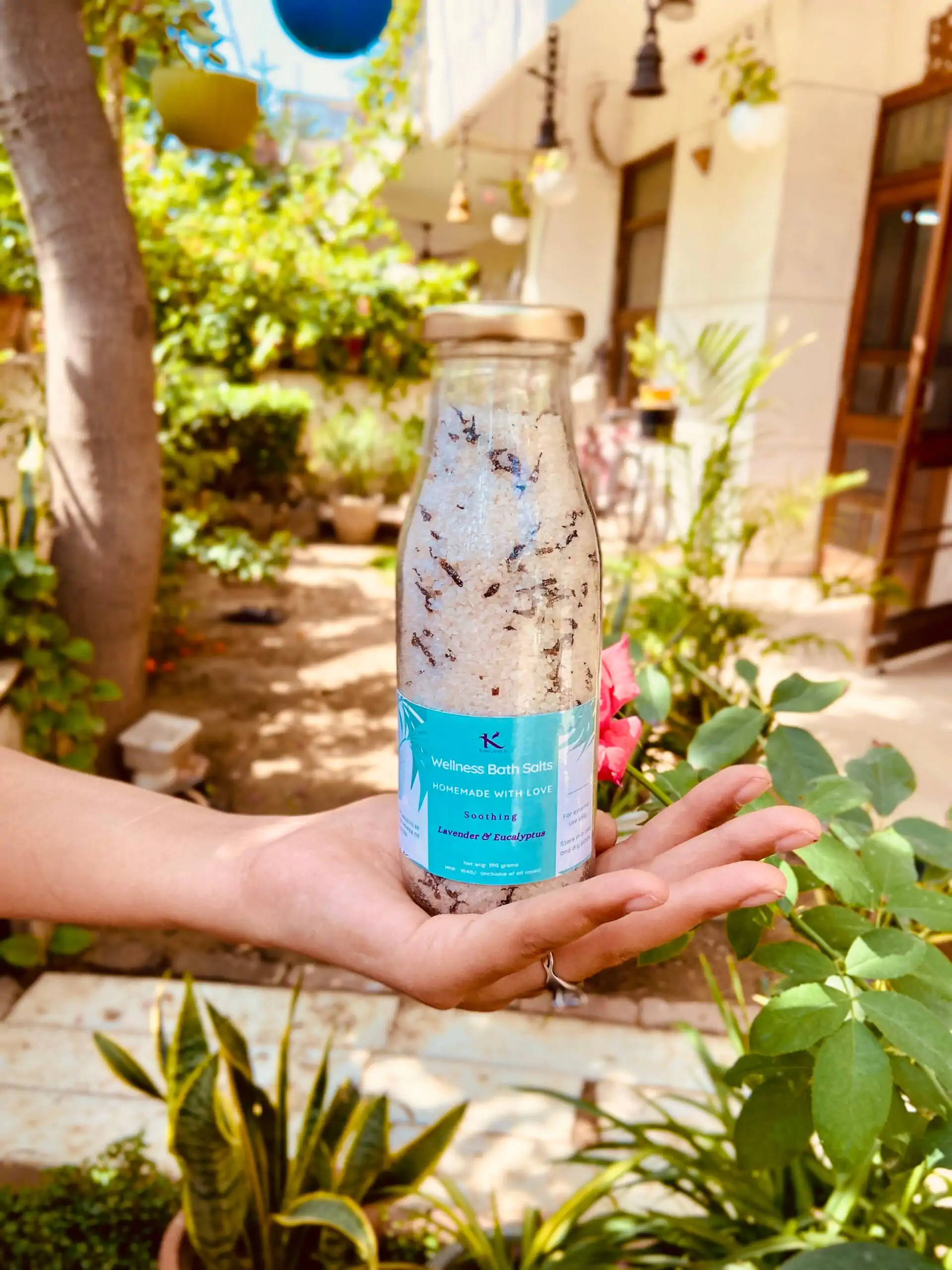Lavender & Eucalyptus epsom Bath Salts_kanacreations Lavender & Eucalyptus epsom Bath Salts_kanacreations