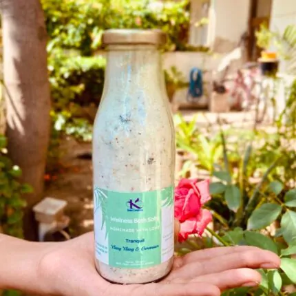 Ylang Ylang and Geranium epsom bath salts_kanacreations