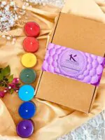 Chakra healing Soy tlight candles_kanacreations