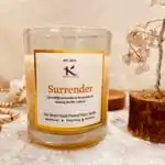 Surrender Intention Healing Soy candle_Kanacreations