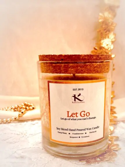 Let Go Intention Healing Soy candle_Kanacreations