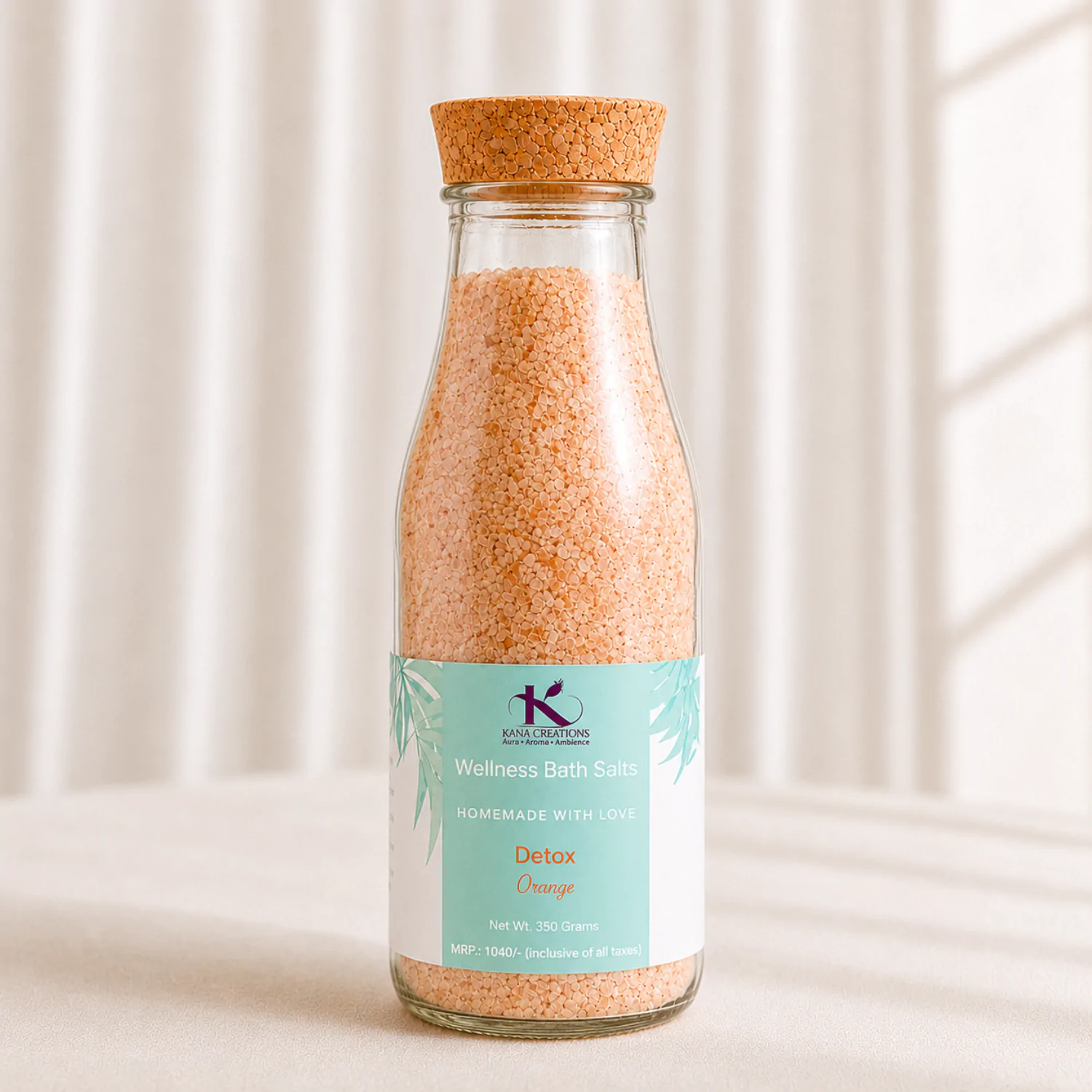 Orange Wellness Bath Salts Kana Creations