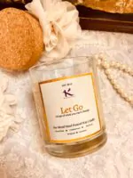 Let Go Intention Healing Soy Candle - Image 2