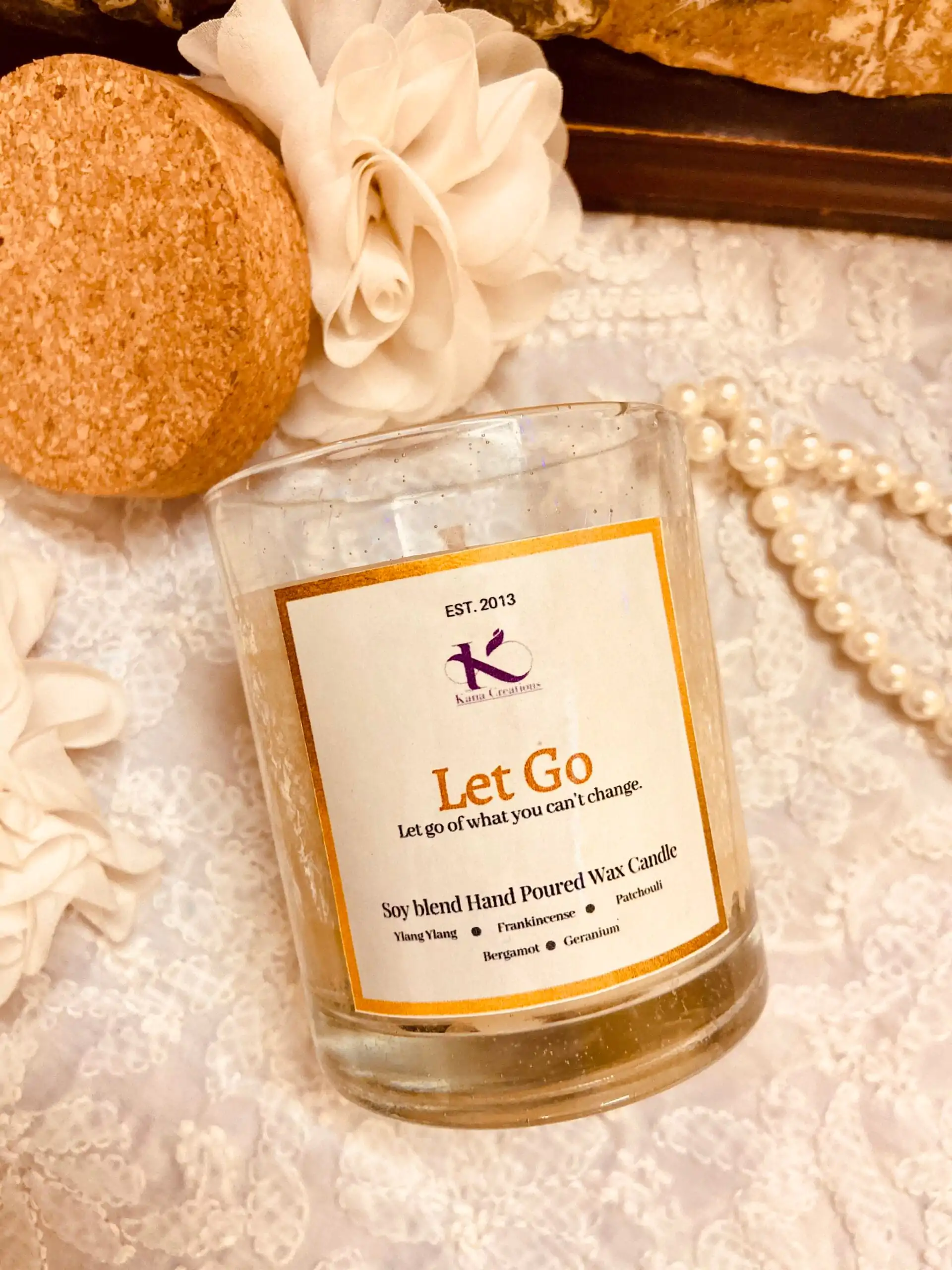 Intention candles Let Go Intention Healing Soy Candle - Image 2