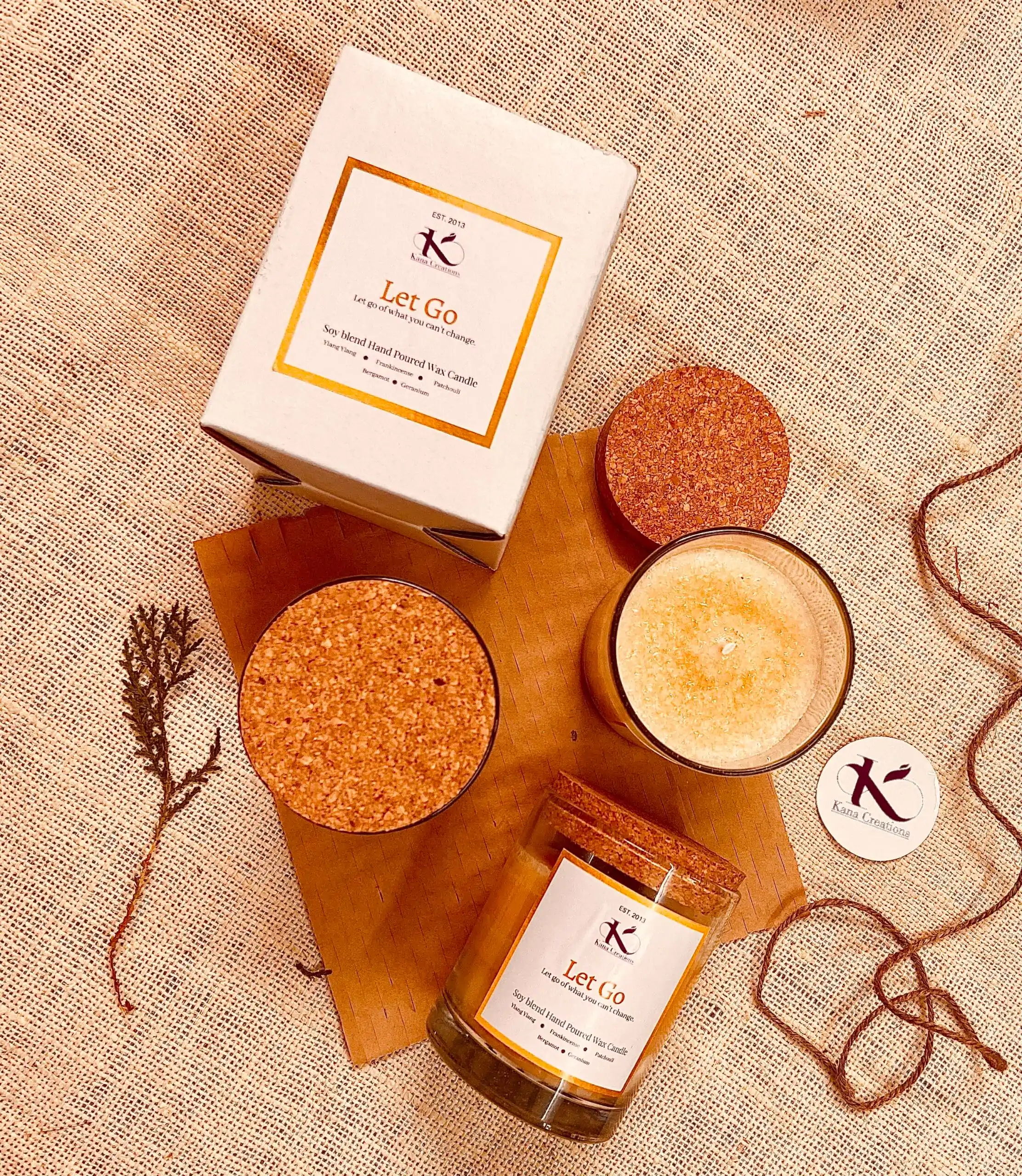 Let Go Intention Healing Soy candle_Kanacreations Let Go Intention Healing Soy candle_Kanacreations