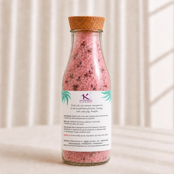 Rose Wellness Bath salts Kana Creations