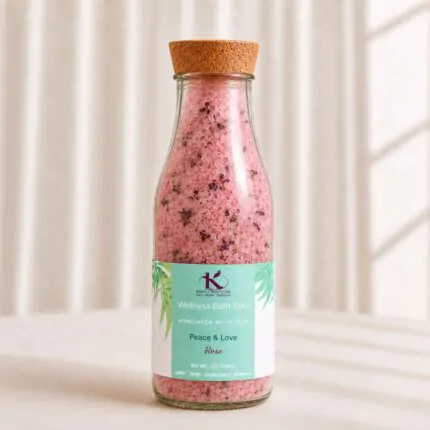 Rose bath salt kana creations front