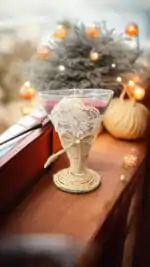 Valentine gift rose martini soy candles_kanacreations