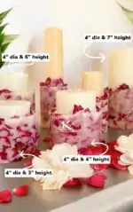 Fresh rose petal soy candles_kanacreations