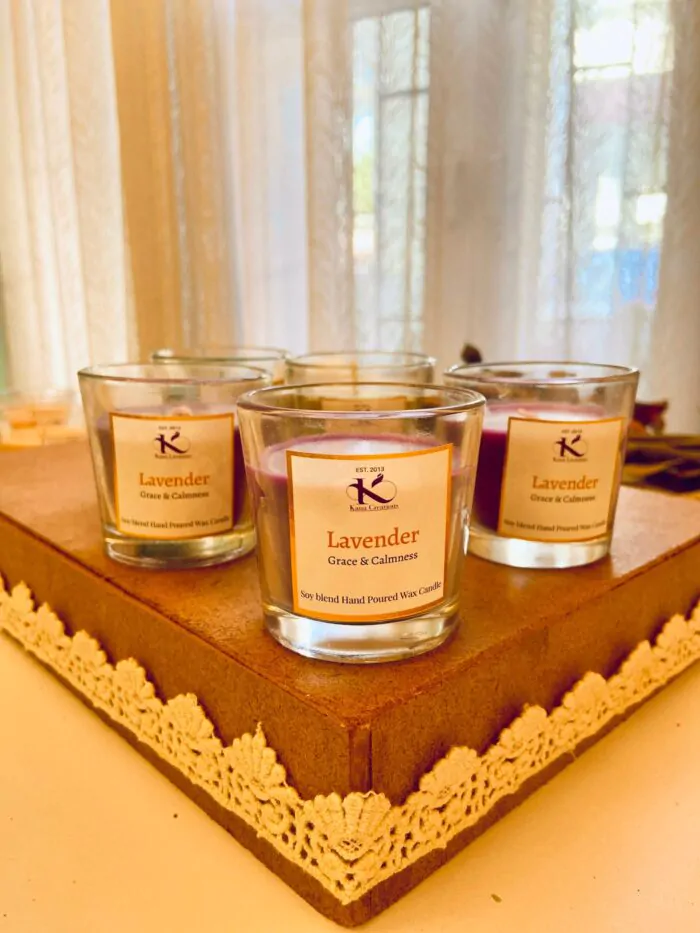 Lavender_daily scented soy candle_kanacreations